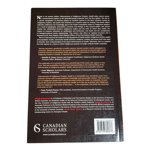 Textbook Determinants of Indigenous Peoples' Health Second Edition Good Conditio - Picture 2 of 8